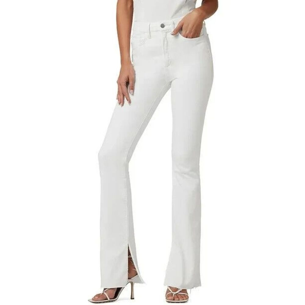 Joe's Womens Hi Honey High Rise Curvy Bootcut Jeans in White Size 27‎
